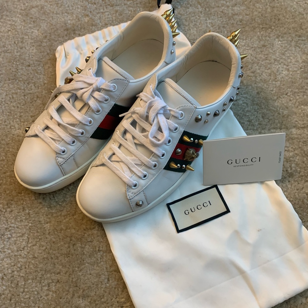 Gucci spike sneakers